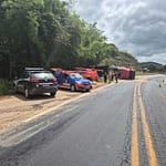 Carreta perde controle e provoca morte de motorista na BR-262, em São Domingos do Prata