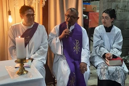 A programação contou com uma missa celebrada pelo padre Marco José de Almeida.